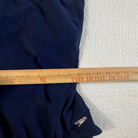 Speedo PowerFLEX One Piece Swimsuit Women's 4 Navy Blue Racerback NWT 7235031434 - Picture 5 of 9